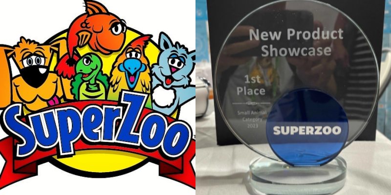 Haloがアメリカのペット用品の展示会SuperZooにて、小動物部門で最優秀賞を取得した